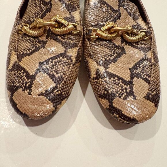 Tory Burch Jessa Loafer Size 8 Horse Buckle - Picture 9 of 13